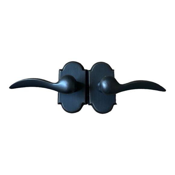 Emtek 7058DMB Durango Double Dummy Lever Set Door Handle Open Box Medium Bronze - Picture 6 of 6